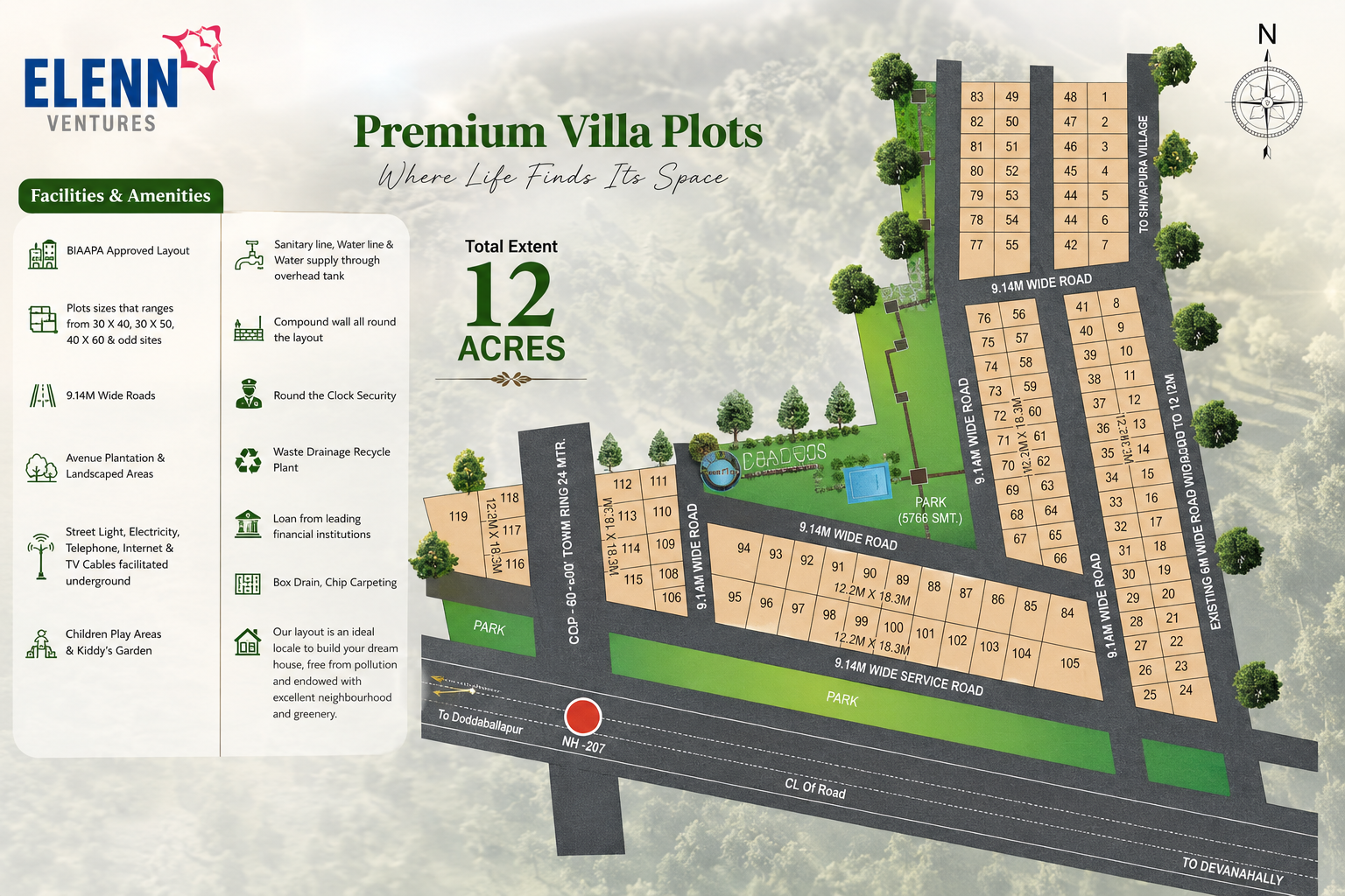 Venus Residency - Layout Plan